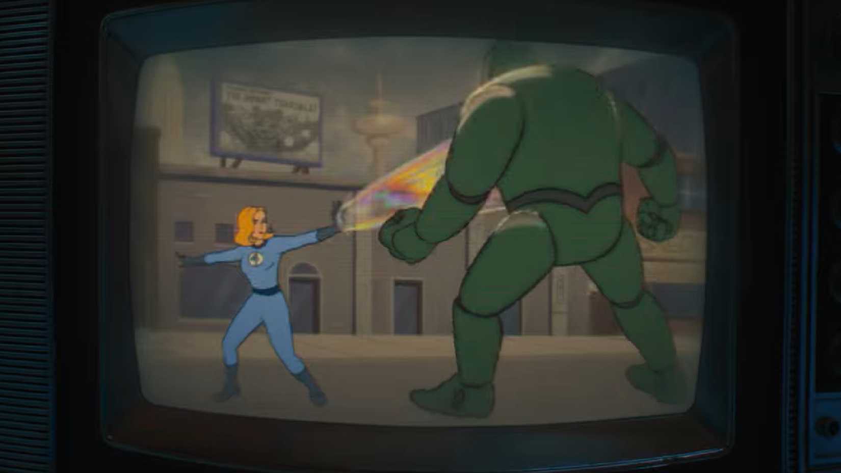 FANTASTIC FOUR END CREDITS CARTOON, INCLUDING SUPER ADAPTOID