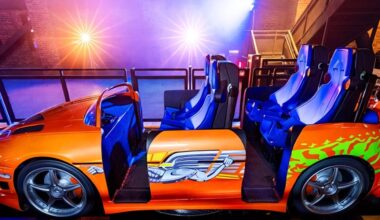 Universal shares first look at Fast & Furious coaster cars