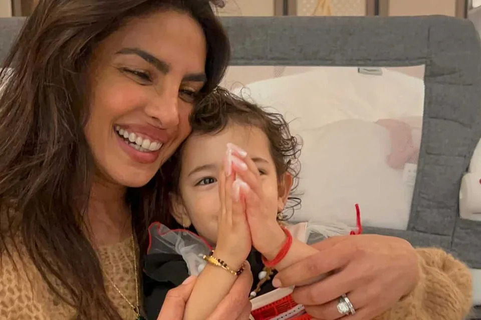 Priyanka Chopra Jonas and daughter Malti.Credit: Priyanka Chopra/Instagram