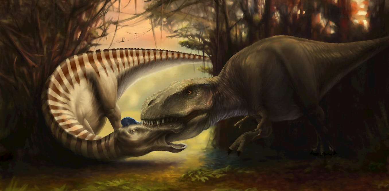 What bite marks on a dinosaur fossil tell us about the T. rex’s eating habits