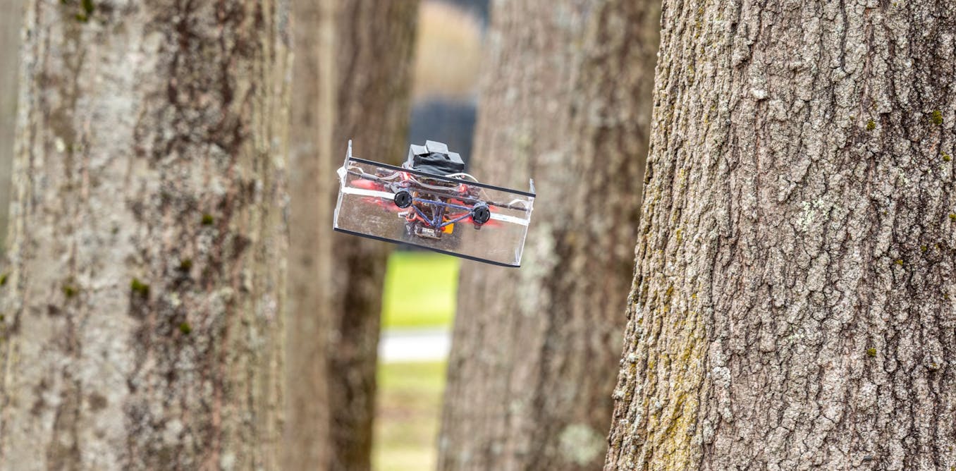 Ultralightweight sonar plus AI lets tiny drones navigate like bats