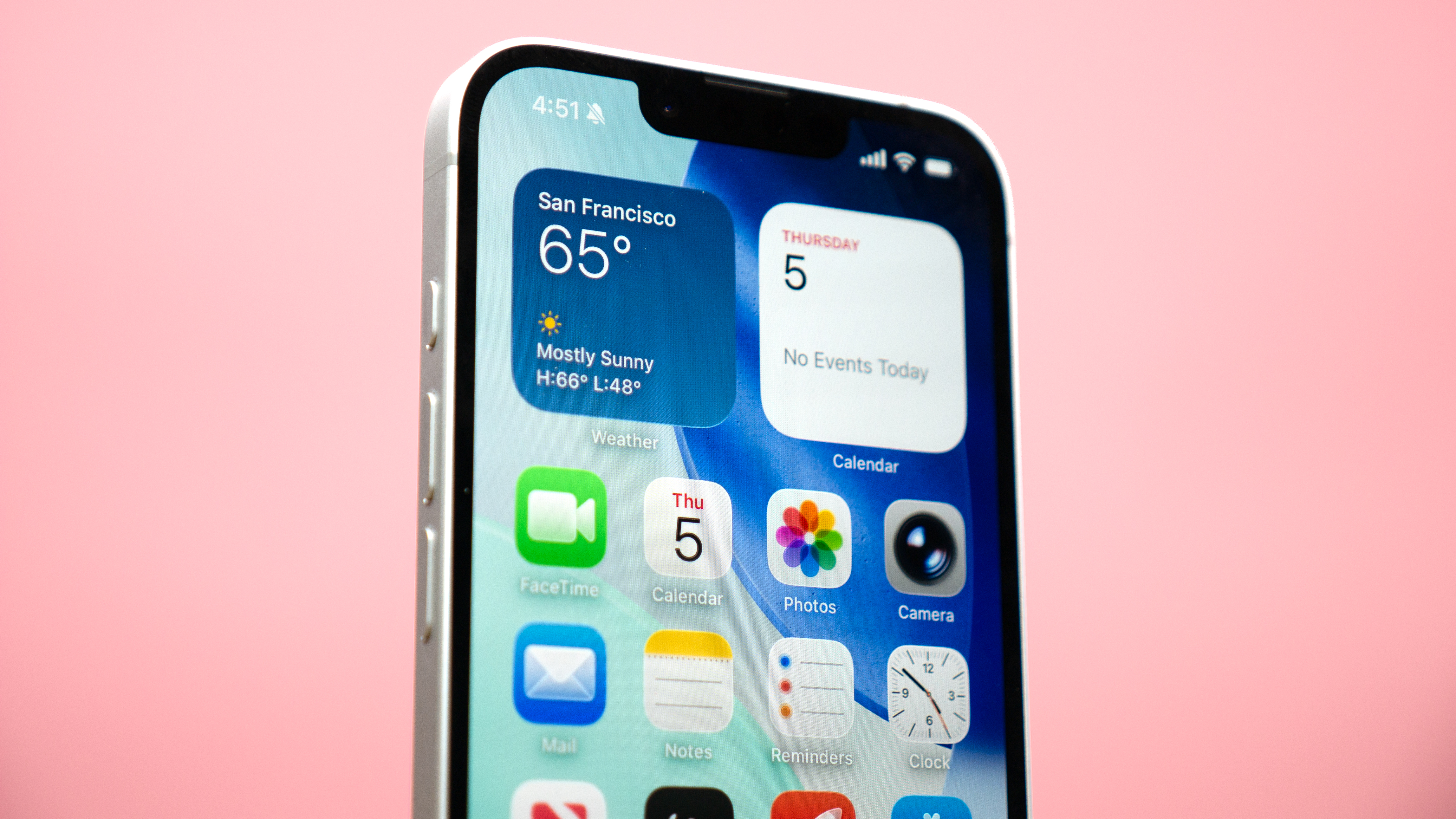 Apple iPhone 17e showing off notch.