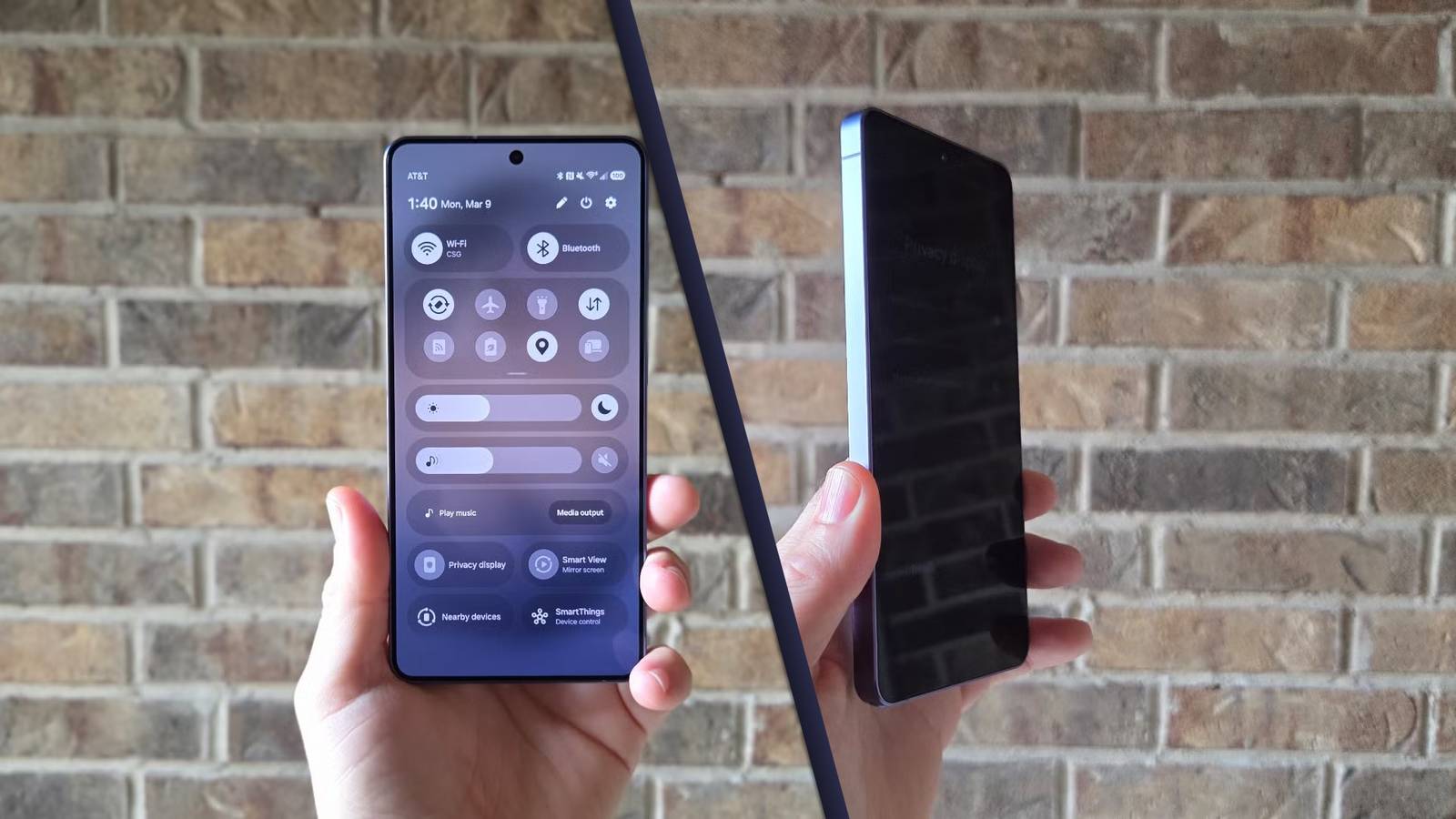 Samsung's Galaxy S26 Ultra has a screen that blacks out when someone looks over your shoulder