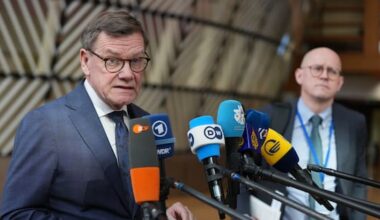 Germany's Merz says 'NATO has no business' in Iran conflict