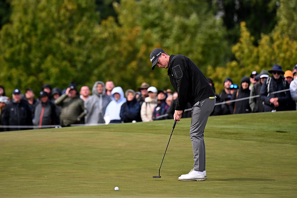 Daniel Hillier makes a putt on his way to winning the New Zealand Open. Photo: Getty Images