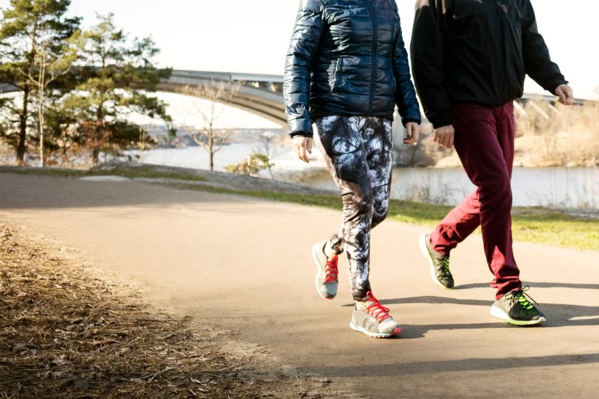 Grab a fitness partner for an outdoor walk.