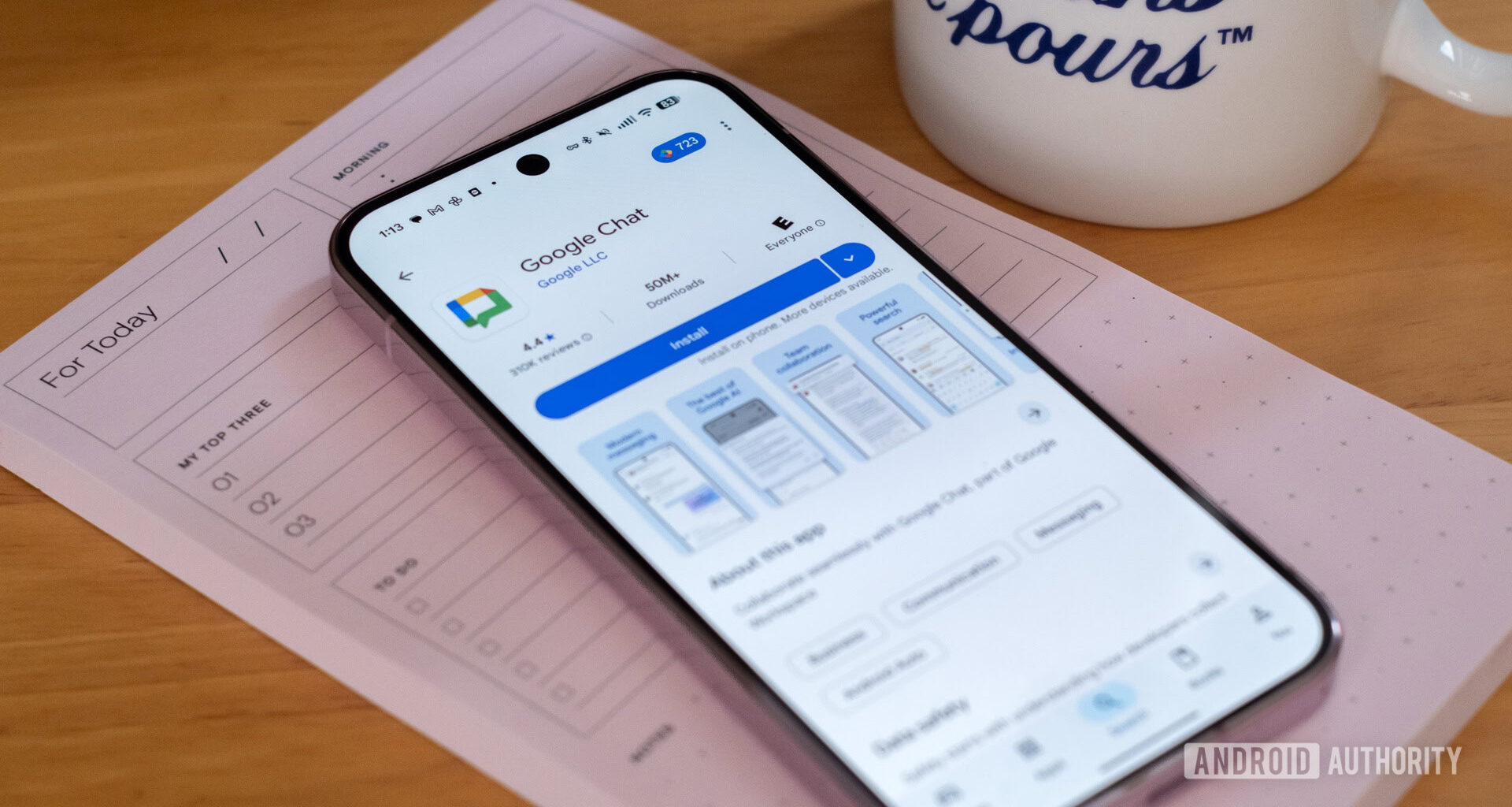 google chat play store listing