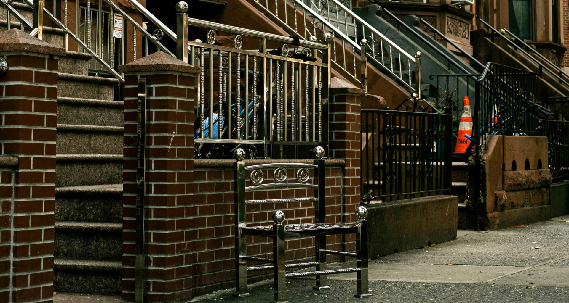 White Picket Chair by Han Seungmin