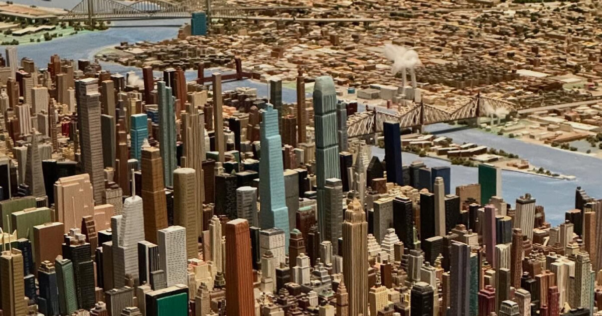 handmade miniature model of new york debuts in the city