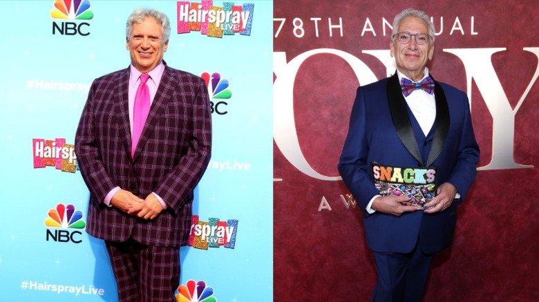 Harvey Fierstein before and after losing a signficant amount of weight with a GLP-1 drug
