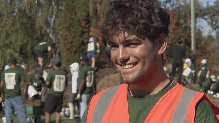 Third-year electrical engineering student Flynn Turfrey-Rowe.