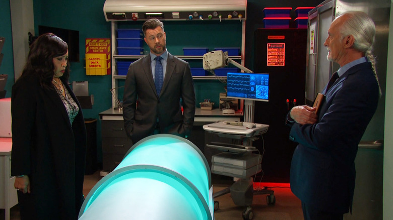 Paulina, EJ, Lexie, and Dr. Rolf on Days of Our Lives