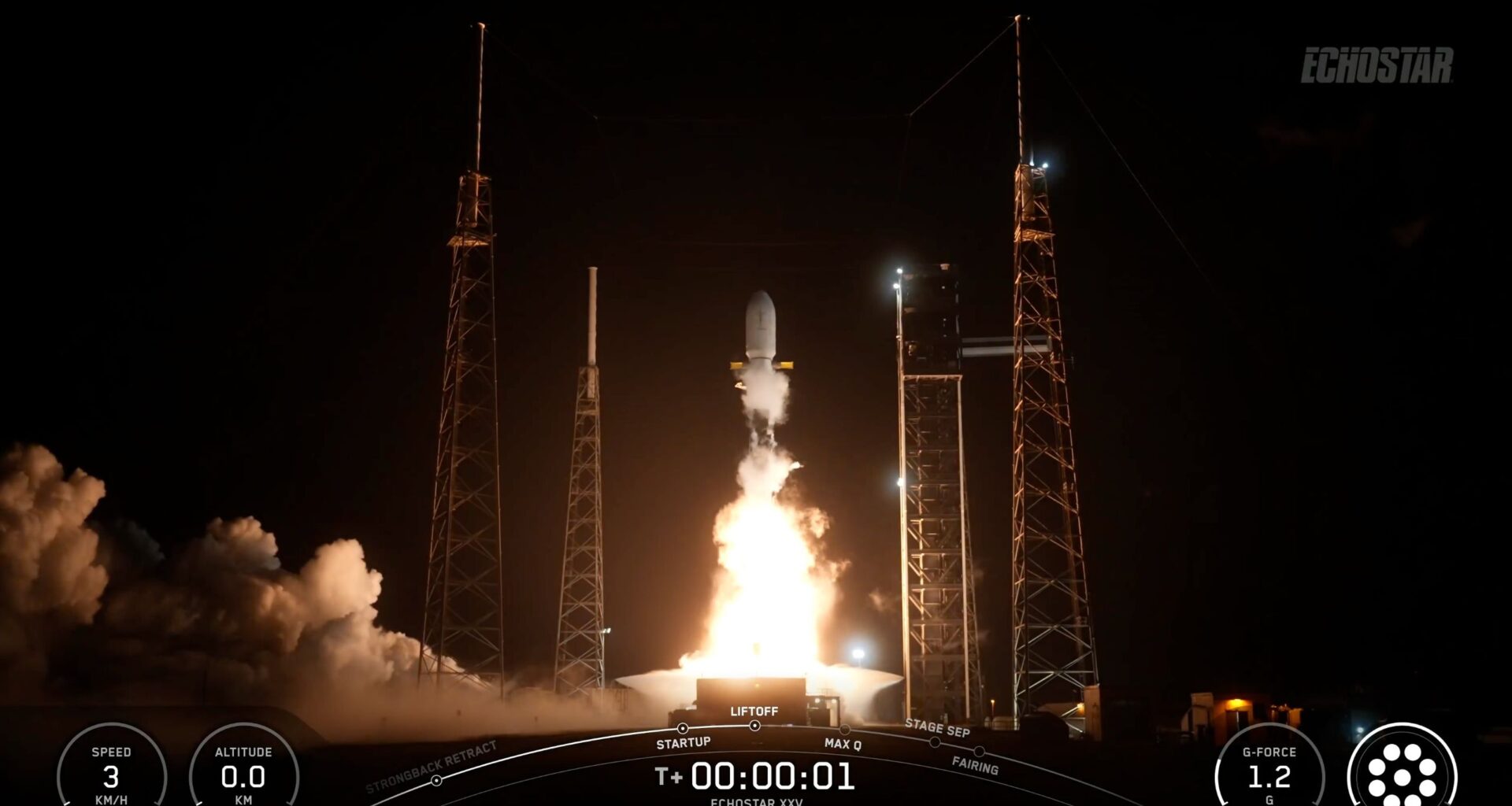 SpaceX launches 15,000-pound TV satellite to orbit on its 30th mission of the year (photos)