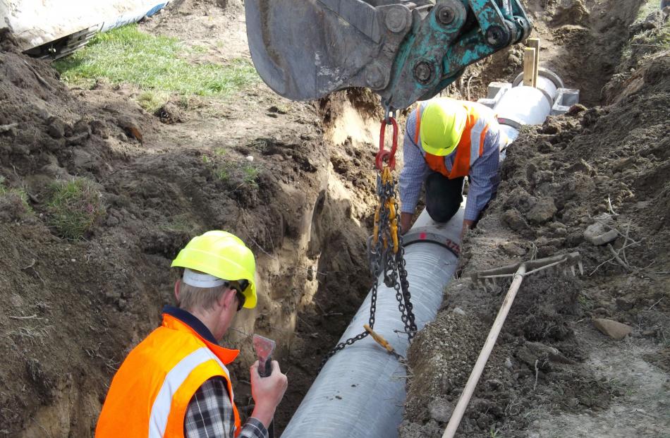 The Waimakariri District Council is planning to upgrade stormwater drainage in Woodend. Photo:...