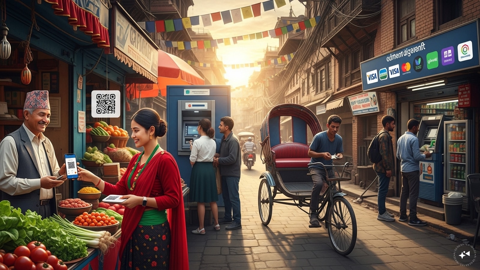 2. Nepal (2022): NPCI International partnered with Nepal’s Fonepay network to enable UPI payments, following bilateral financial cooperation talks in 2022. (AI-generated image used for representation) 2. Nepal (2022): NPCI International partnered with Nepal’s Fonepay network to enable UPI payments, following bilateral financial cooperation talks in 2022. (AI-generated image used for representation)