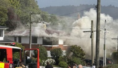 Concord house fire contained, two taken to hospital