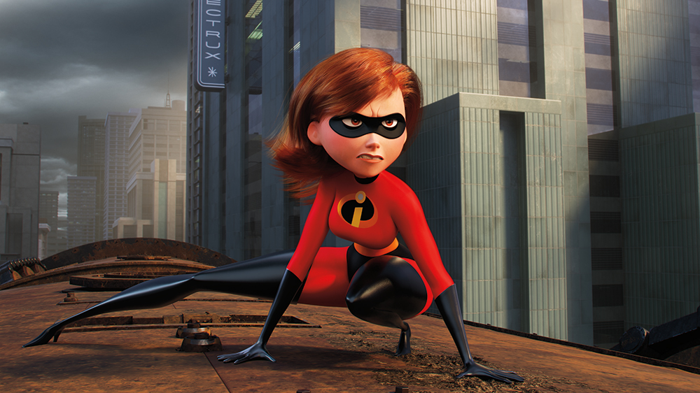 SHE'S BACK - Elastigirl may have hung up her supersuit when the supers were lying low, but in "Incredibles 2," she's recruited to lead a campaign to bring them back into the spotlight. With the full support of her family behind her, Helen finds she's still at the top of her game when it comes to fighting crime. Featuring the voice of Holly Hunter as Helen Parr aka Elastigirl, "Incredibles 2" opens in U.S. theaters June 15, 2018. ©2018 Disney•Pixar. All Rights Reserved.