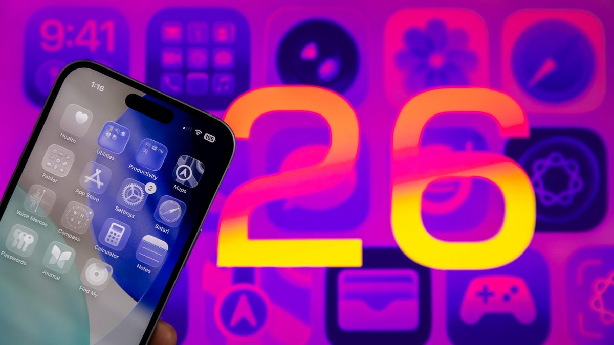 An iPhone next to the number 26.