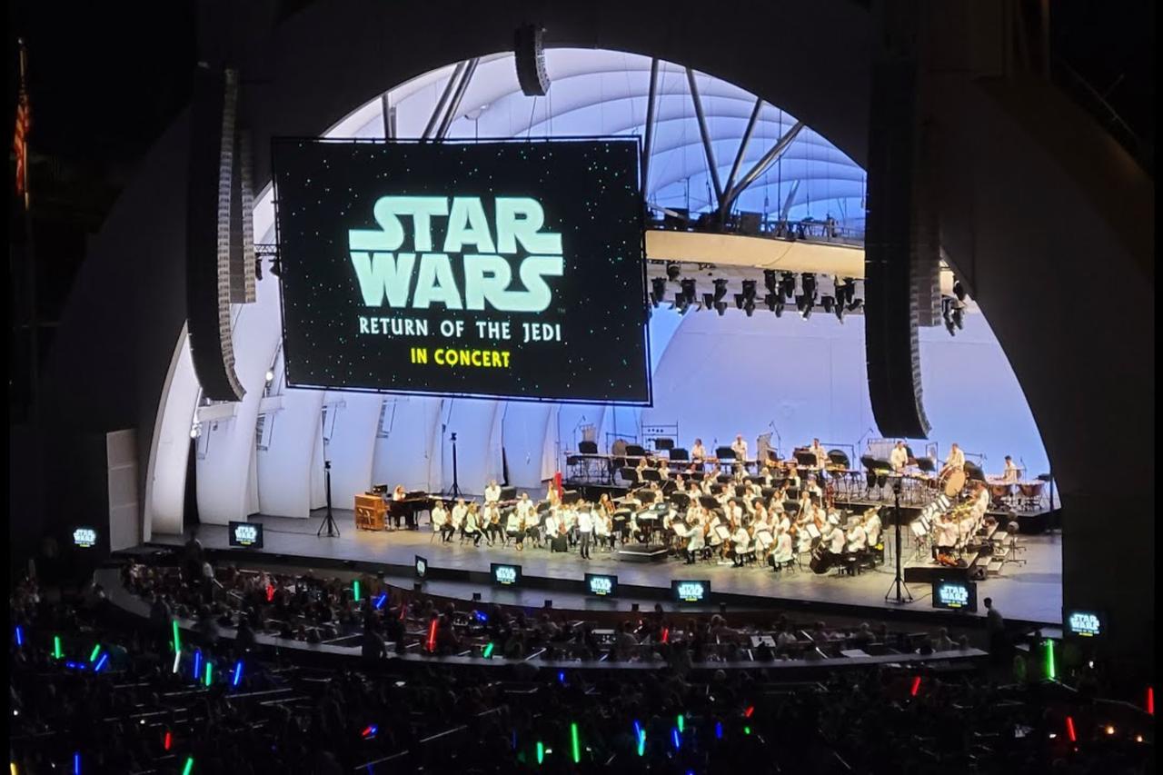 Star Wars - Return of the Jedi in Concert at the Hollywood Bowl, United States, September 5, 2023. (Photo via YouTube)