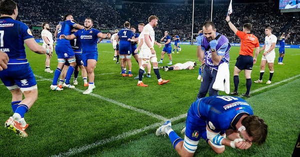 Joy for Italy as they beat England for the first time