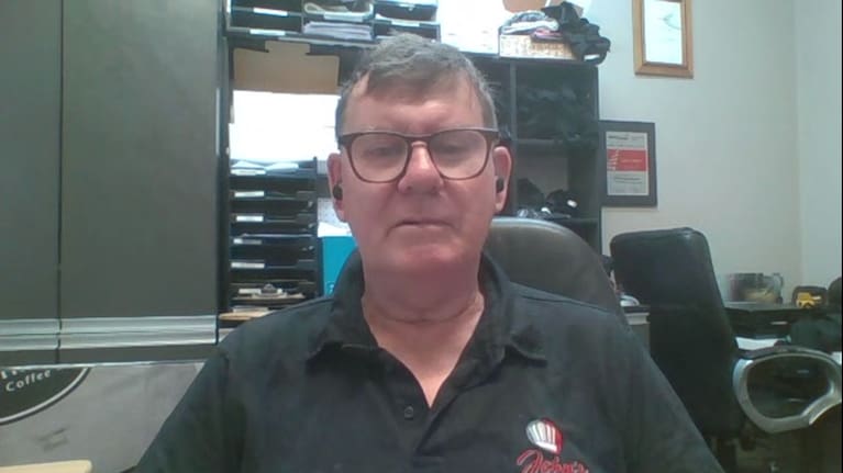 John van den Berk, owner and master baker of John’s Bakery and Café. 