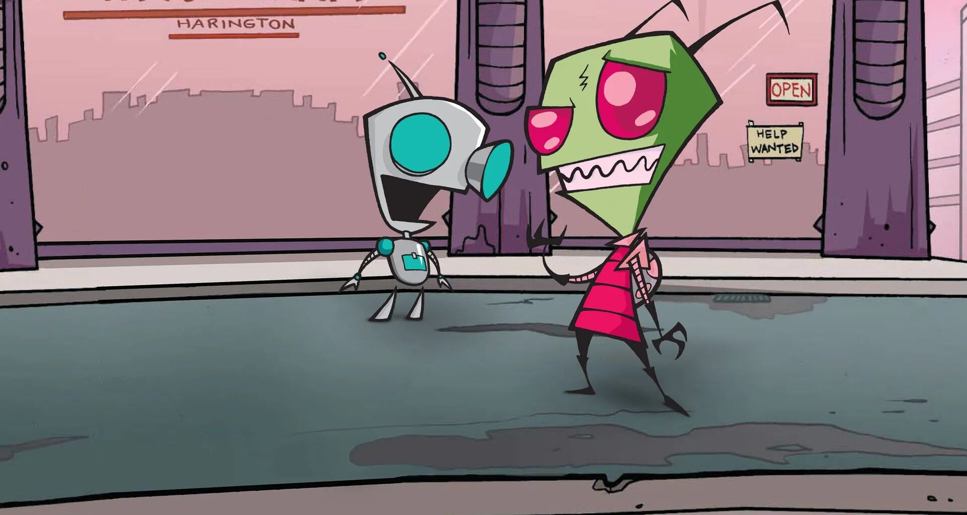 Screenshot from the sci-fi cartoon series Invader Zim