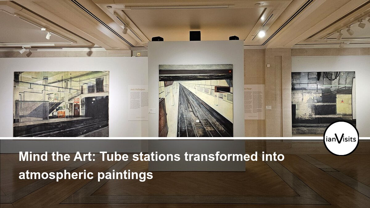 Tube stations transformed into atmospheric paintings