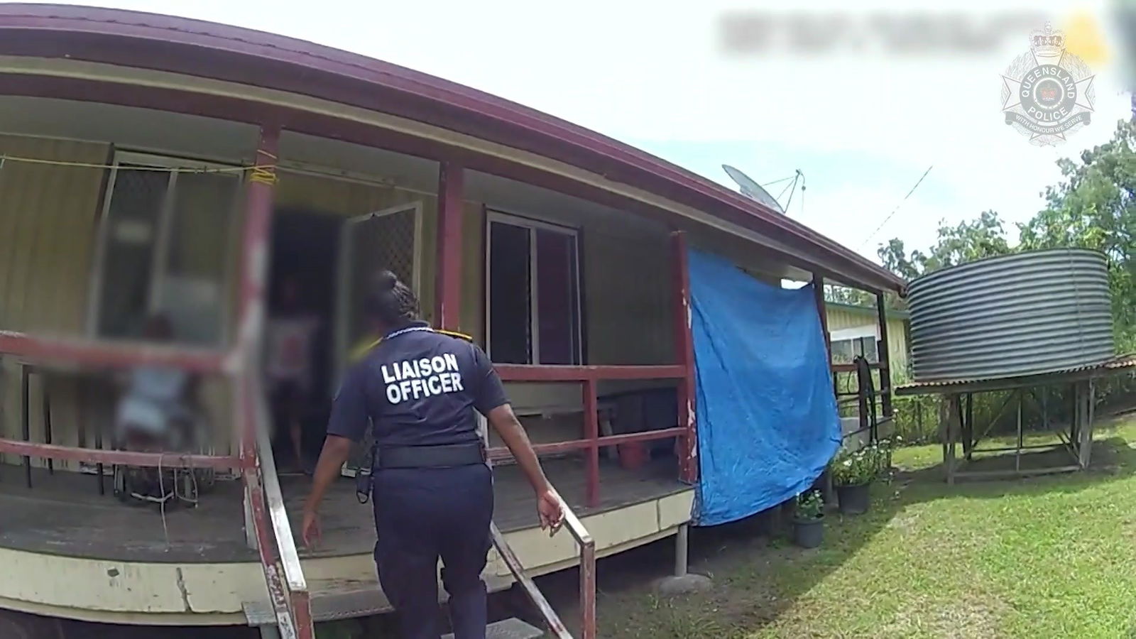 police are door knocking locals