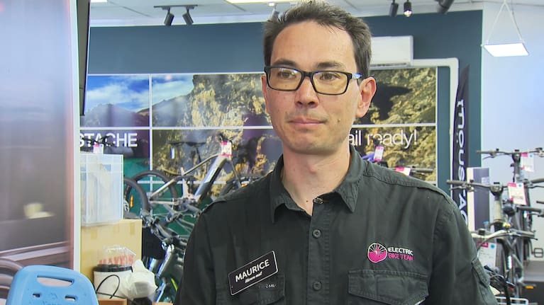 Maurice Wells from Electric Bike Team says the surging demand feels "like Covid all over again".