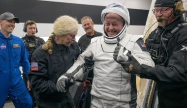 He couldn't speak in space