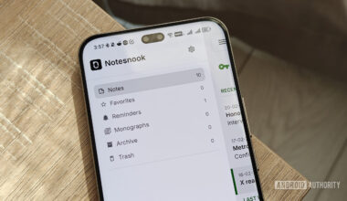 a menu showing different options in notesnook