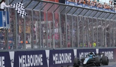 George Russell wins Formula 1's Australian GP, Lawson 13th
