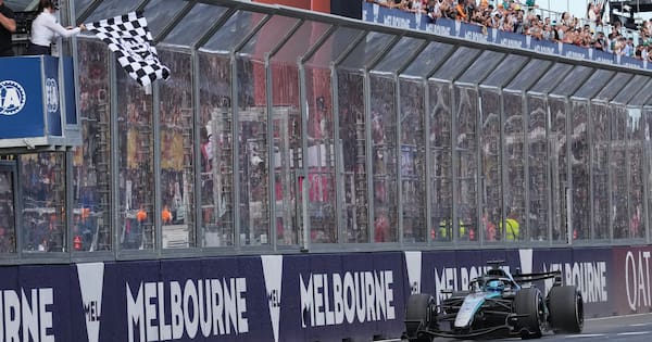 George Russell wins Formula 1's Australian GP, Lawson 13th