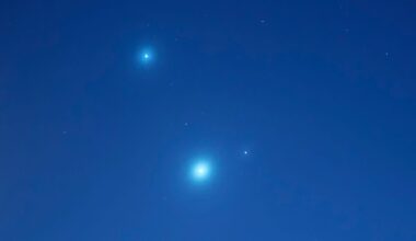 Jupiter, Venus and Mercury in the evening sky together. Credit: Stocktrek Images/Luis Argerich/Getty Images