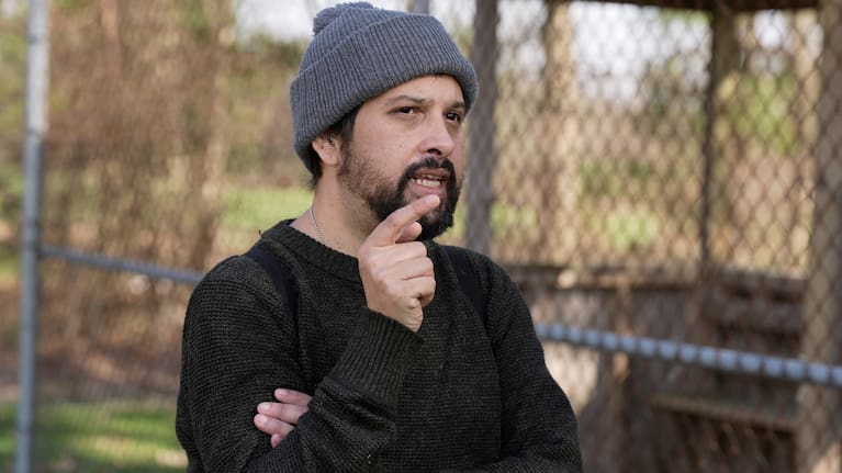 Meteorite hunter Roberto Vargas, of Connecticut, talks during an interview Thursday, March 19, 2026, about the meteorites he found in Sharon Center, Ohio, after a meteor crashed March 17.
