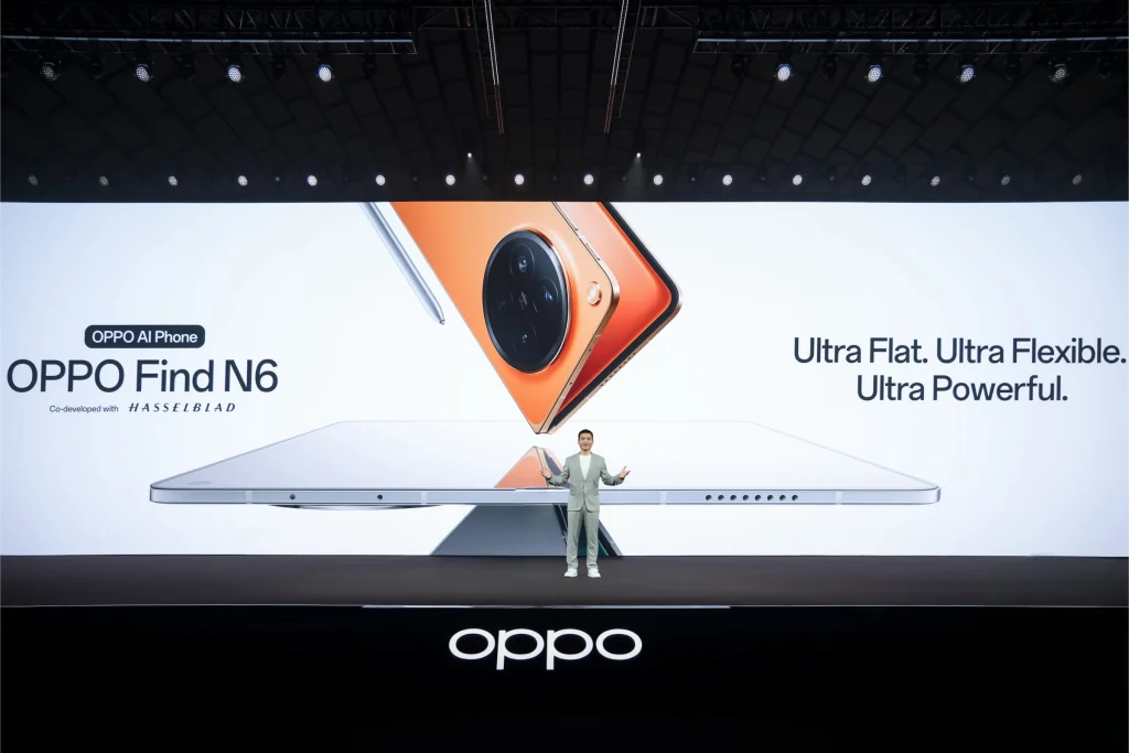 OPPO has launched Find N6, its latest flagship foldable. Image via OPPO.