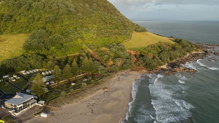 More than 40 slips hit tracks on Mauao in the January storm. 