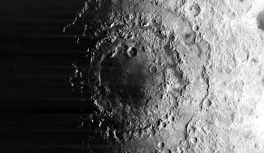 A view of Mare Orientale on the far side of the Moon, as seen by NASA