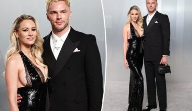 Nicholas Hoult's wife, Bryana Holly, defends busty Vanity Fair Oscar Party 2026 look