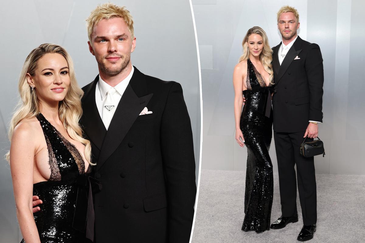 Nicholas Hoult's wife, Bryana Holly, defends busty Vanity Fair Oscar Party 2026 look