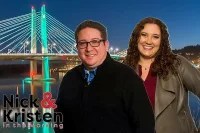 Nick Steele Kristen Flowers 99.5 The Wolf KWJJ Portland