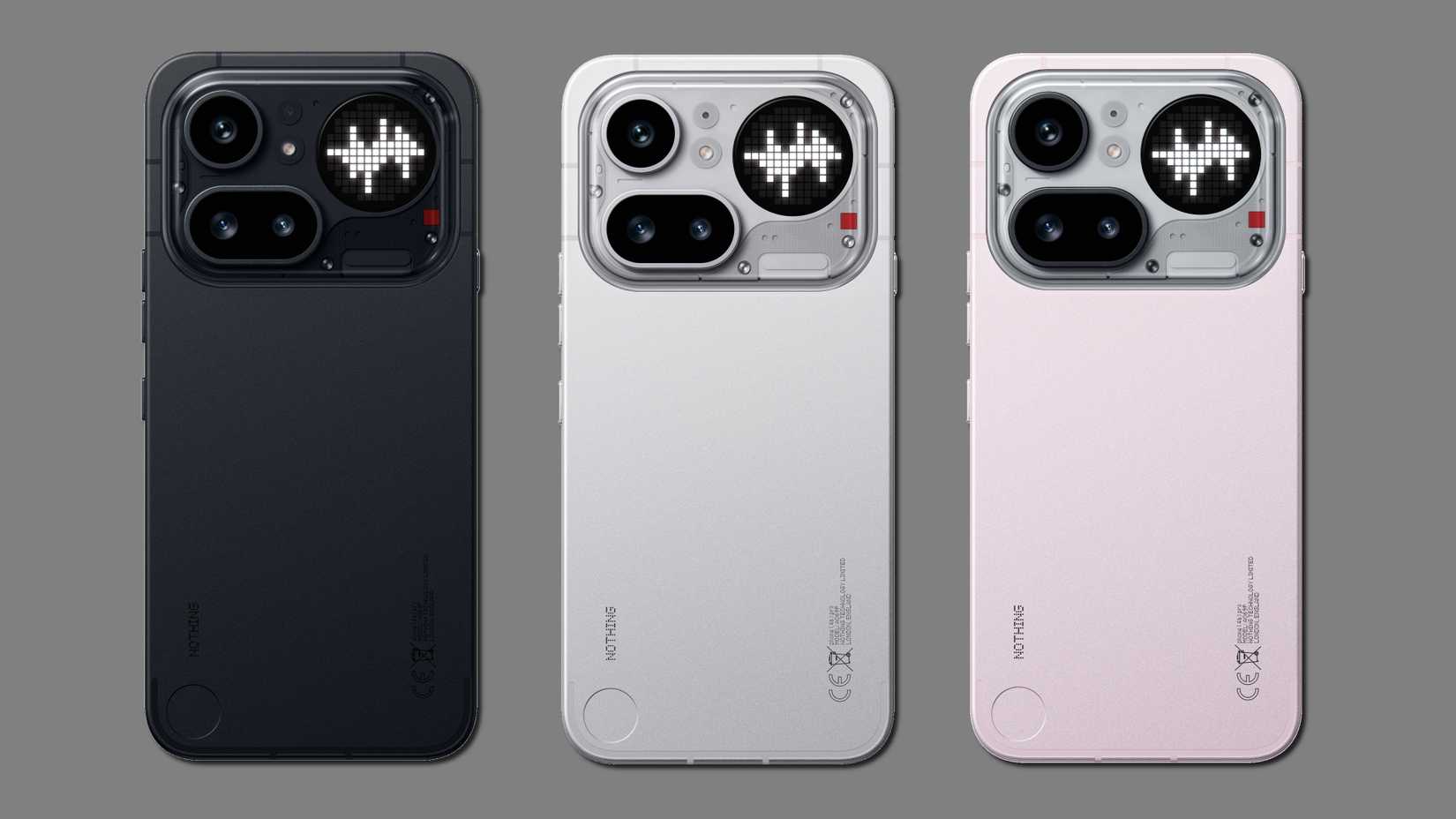 nothing phone 4a pro side by side.