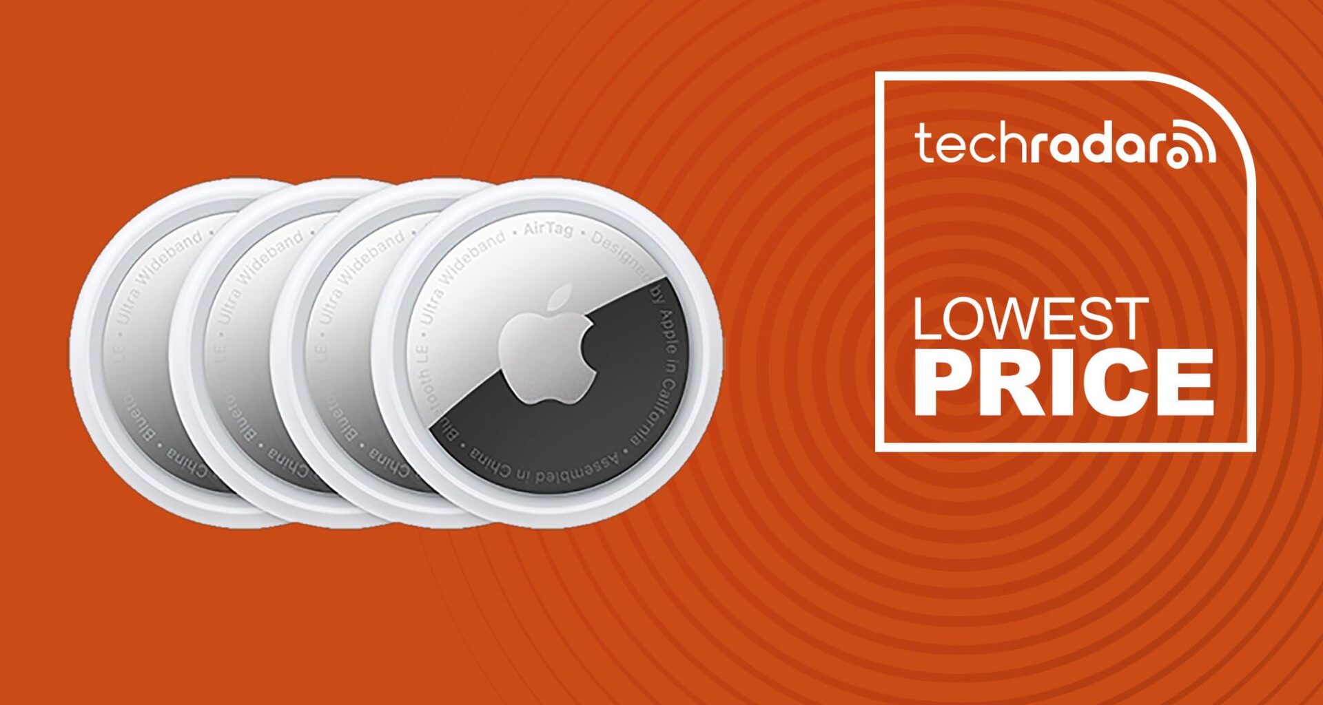 A four-pack of 'invaluable and easy-to-use' Apple AirTags just dropped to a record-low price