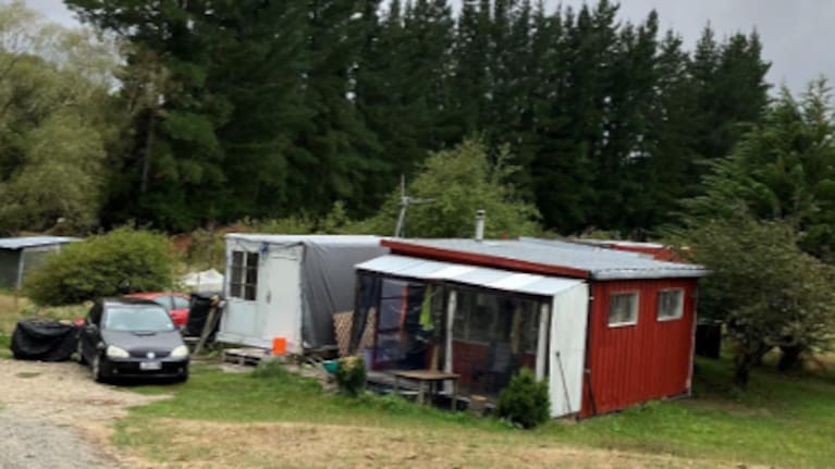 One of the unconsented sheds that had been tenanted by Fee.
