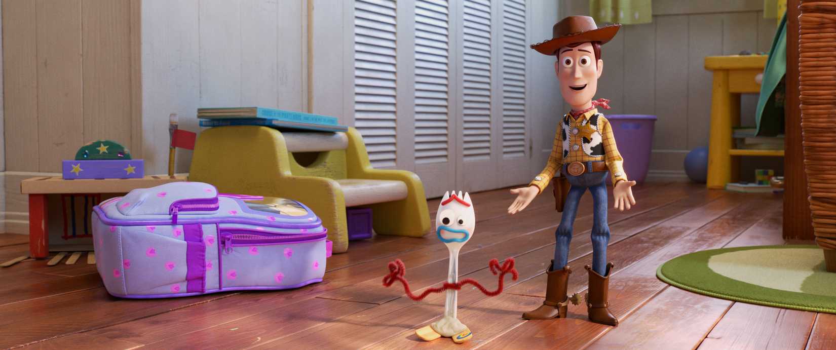 woody and forky in toy story 4