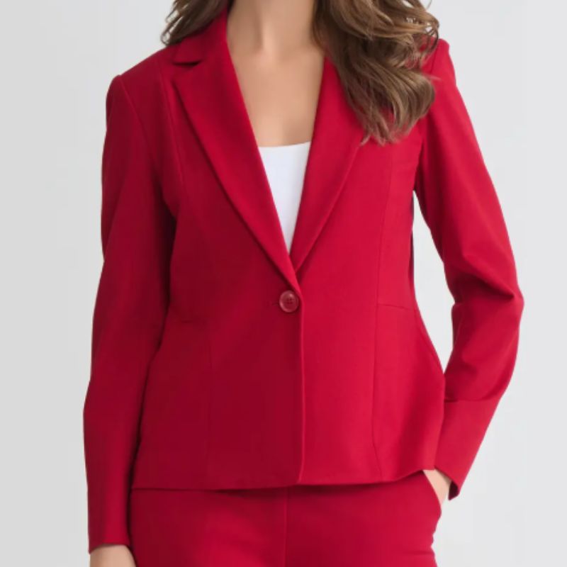 red blazer