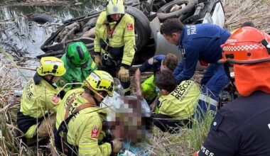 NSW man rescued after three days down bank following car crash
