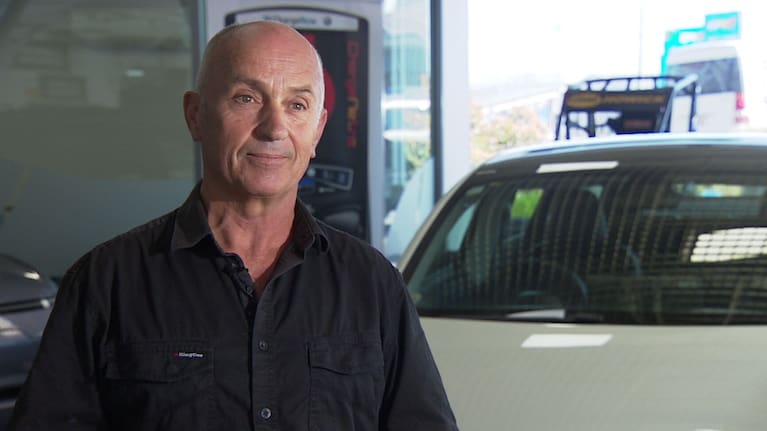 Phillip Smith said rising petrol prices influenced his decision to buy an electric vehicle