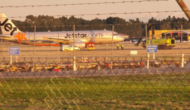 Jetstar plane swerved off runway after pilot accidentally hit 'full power'
