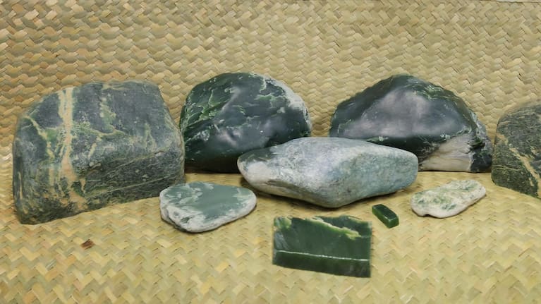 Customs intercepted almost 18kg of Pounamu on 1 July 2024. Image provided by Customs NZ.